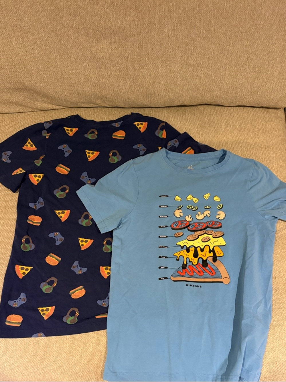 Kids Ripsone Blue Graphic T-Shirt